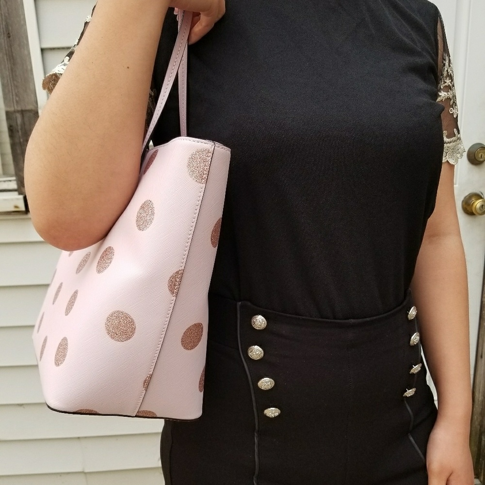 Kate Spade Harmony Haven Glitter Polka Dot Tote - Picture 5 of 6
